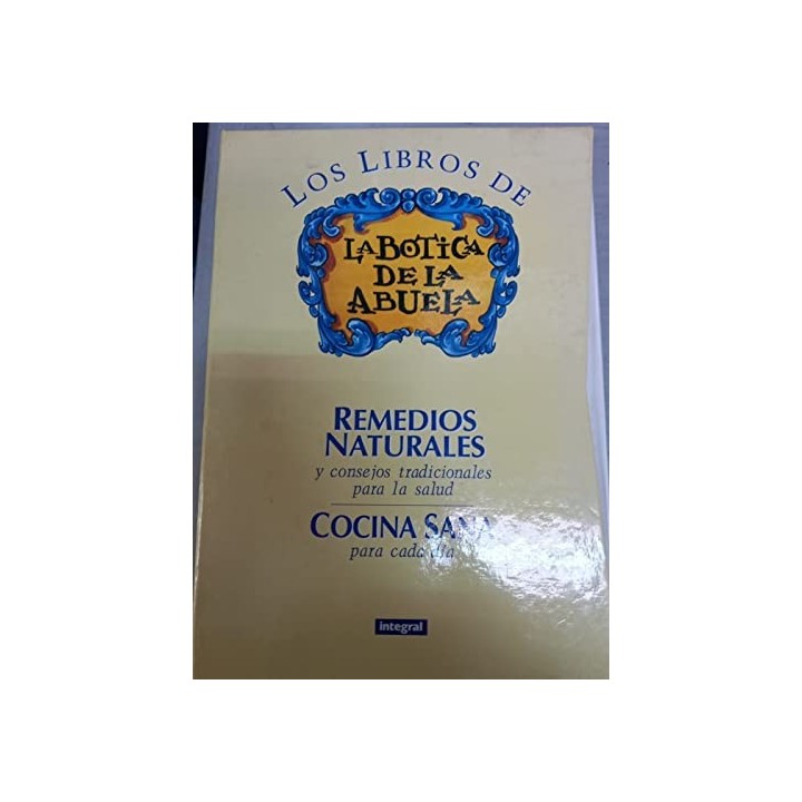LOS LIBROS DE LA BOTICA DE LA ABUELA (PACK 2 TITULOS: REMEDIOS NATURALES. COCINA SANA PARA CADA DIA) Obra en estuche